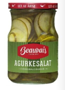 Danish Cucumber Pickles, Agurkesalat