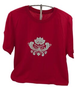 Red Rosemaling T-shirts