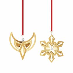 2024 Georg Jensen Annual Holiday Ornament Set - Angel & Snowflake