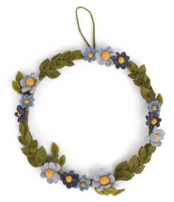 Anemone Wreath – Blue