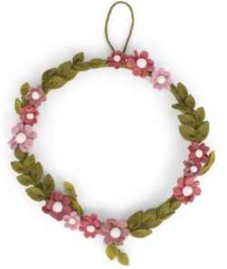 Anemone Wreath - Dusty Rose