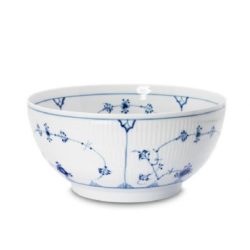 Blue Fluted Plain 8", 1.75 quart Bowl