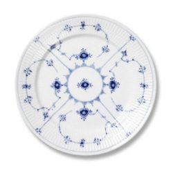 Blue Fluted Plain Dinner Plate
