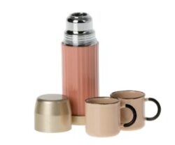 Thermos and Cups - Soft Coral