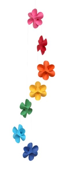 Flower Mobile, multi colored
