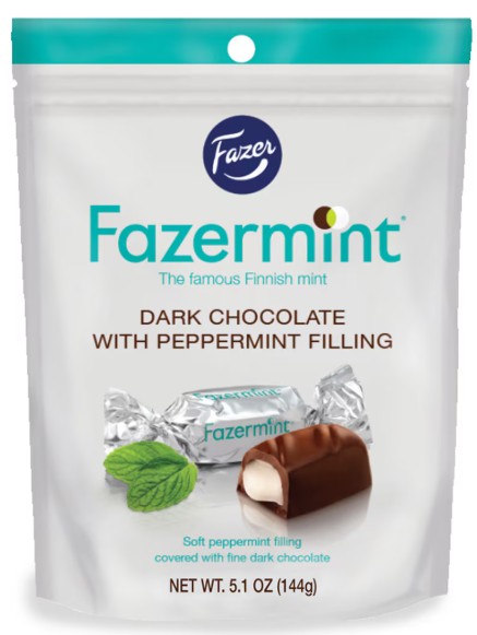 Fazer Fazermint® Dark Chocolate Peppermint Creams Bag