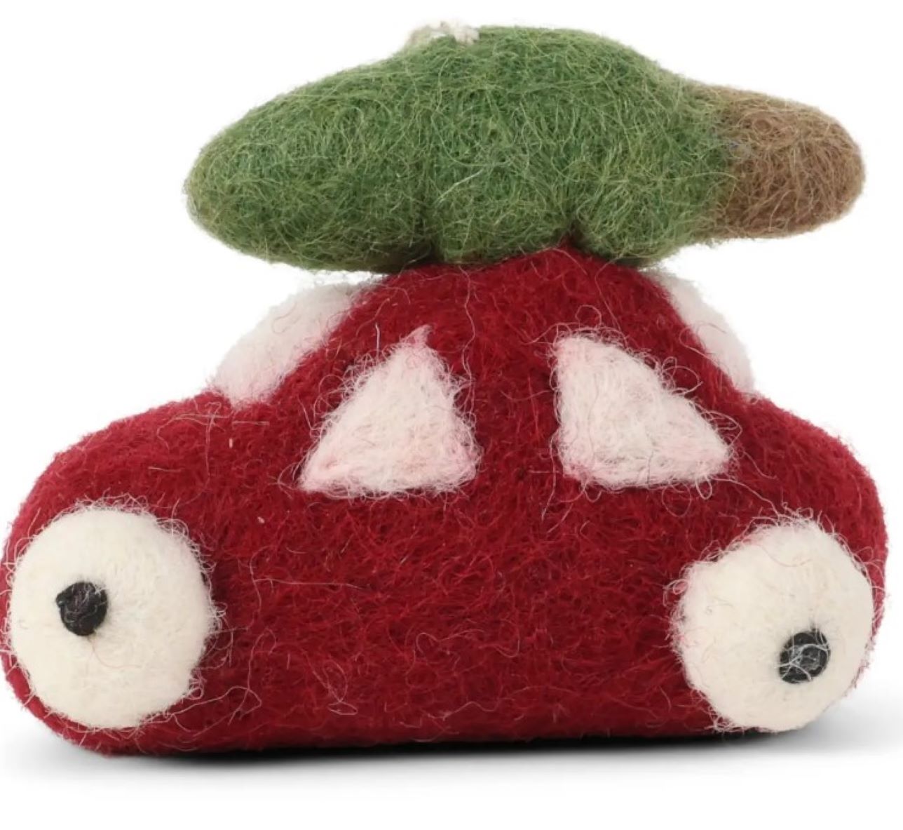Red Car with Tree