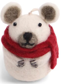 Polar Bear W/Scarf