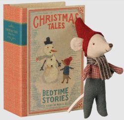 Christmas mouse, Baby in book