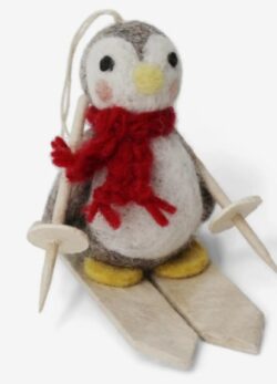 Penguin On Skis