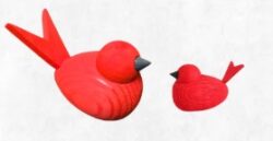 Swedish Red Wood Birds