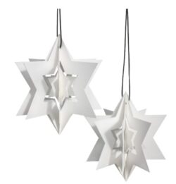 Clara Star, White, 2 pcs.