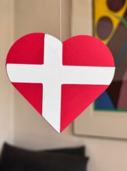 Denmark Heart Flag