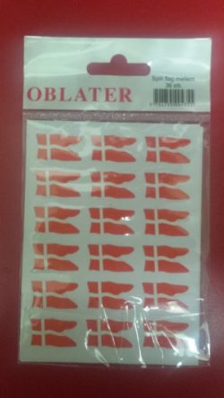 Danish Flag Stickers