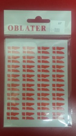 Danish Flag Stickers