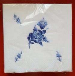 Classic Blue Flowers Napkins