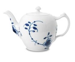 Blue Fluted Mega Tea Pot