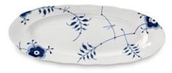 Blue Fluted Mega Fish Platter