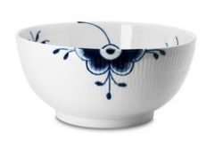 Blue Fluted Mega Deep Serving Bowl, Large