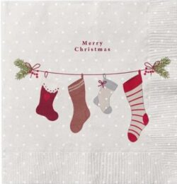 Merry Christmas Garland Napkins