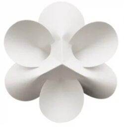 Flower, white 4 single pcs.