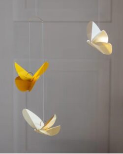Butterfly Mobile, yellow