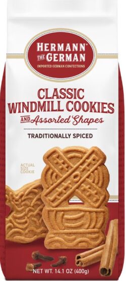 Hermann the German Classic Windmill Cookies and Assorted Shapes