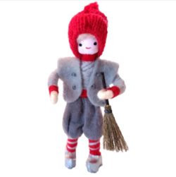 Anne Beate Design 2020 Boy with Broom