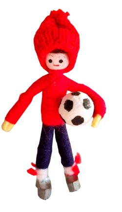 2022 Anne Beate Design - The Football Boy