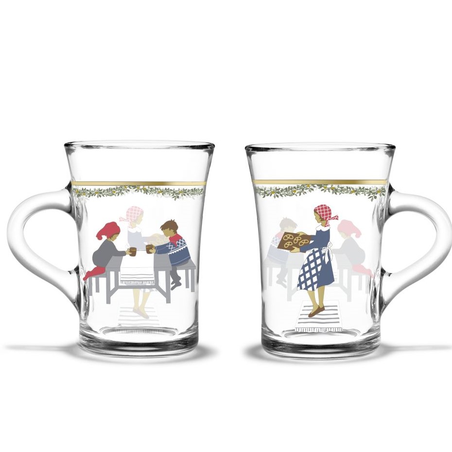 Holmegaard Christmas Hot Drinks Glass (2 Pcs) 2024