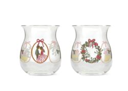 Holmegaard Christmas Tea Light Holders (Set of 2) 2025