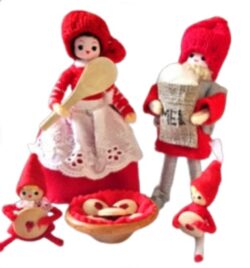 2025 Anne Beate Design - Nissefamilien's Christmas bag