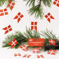 Danish Flag Garland