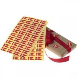 Danish Flag Stickers