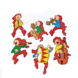Bramming Elves - Musicians (Double-Sided Print)