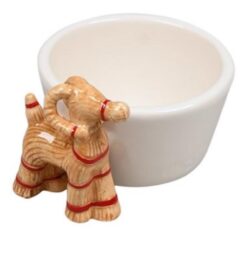 Ceramic Goat Pillar Base Candle Holder