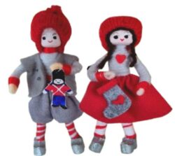 2025 Anne Beate Design - Santa Child Couple