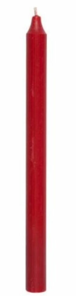 Rustic Red Dinner Taper Candle