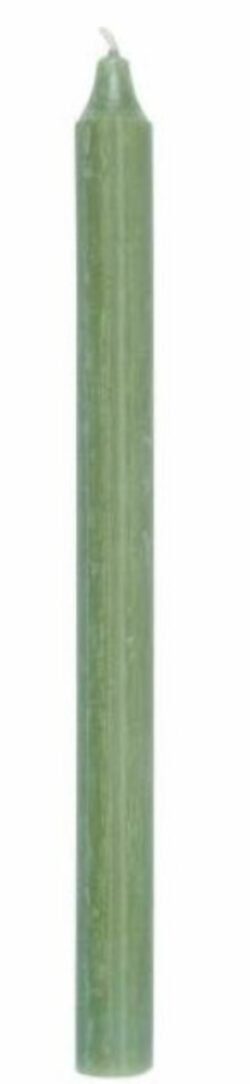 Rustic Green Tea Dinner Taper Candle