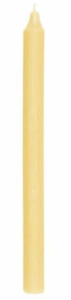 Rustic Yellow Dinner Taper Candle