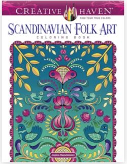 Creative Haven Scandinavian Folk Art Coloring Book
