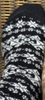Mid Weight Alpaca Socks - Oslo Black