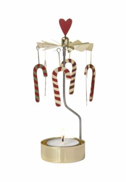 Anglaspel Rotary Candle Holder – Candy Canes