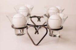 Four Candle Heart Base