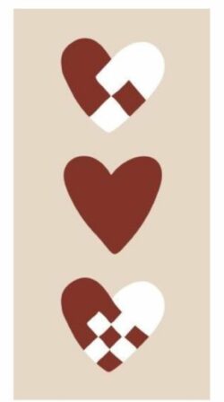 Christmas Hearts Napkins