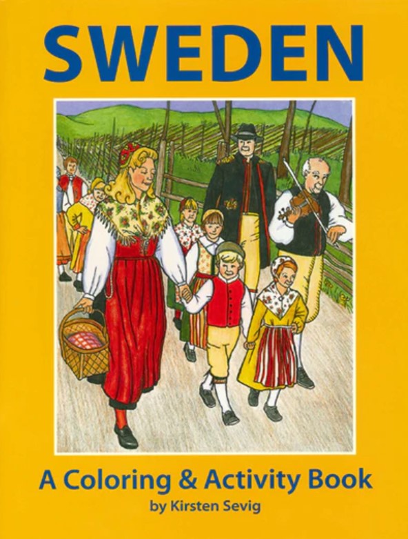 Sweden Coloring & Activity Book