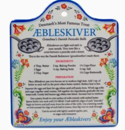Aebleskiver Recipe Trivet