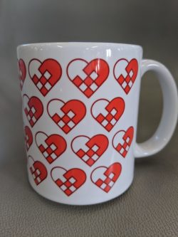 Woven Heart Mug