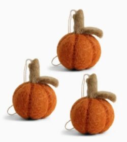 Pumpkins Mini - Orange - Set of 3