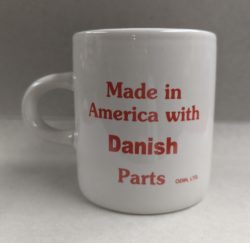 3 oz. Made in America with Danish Parts Mug